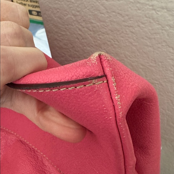 Dooney & Bourke Pink Leather Hobo Shoulder Bag - Picture 9 of 16